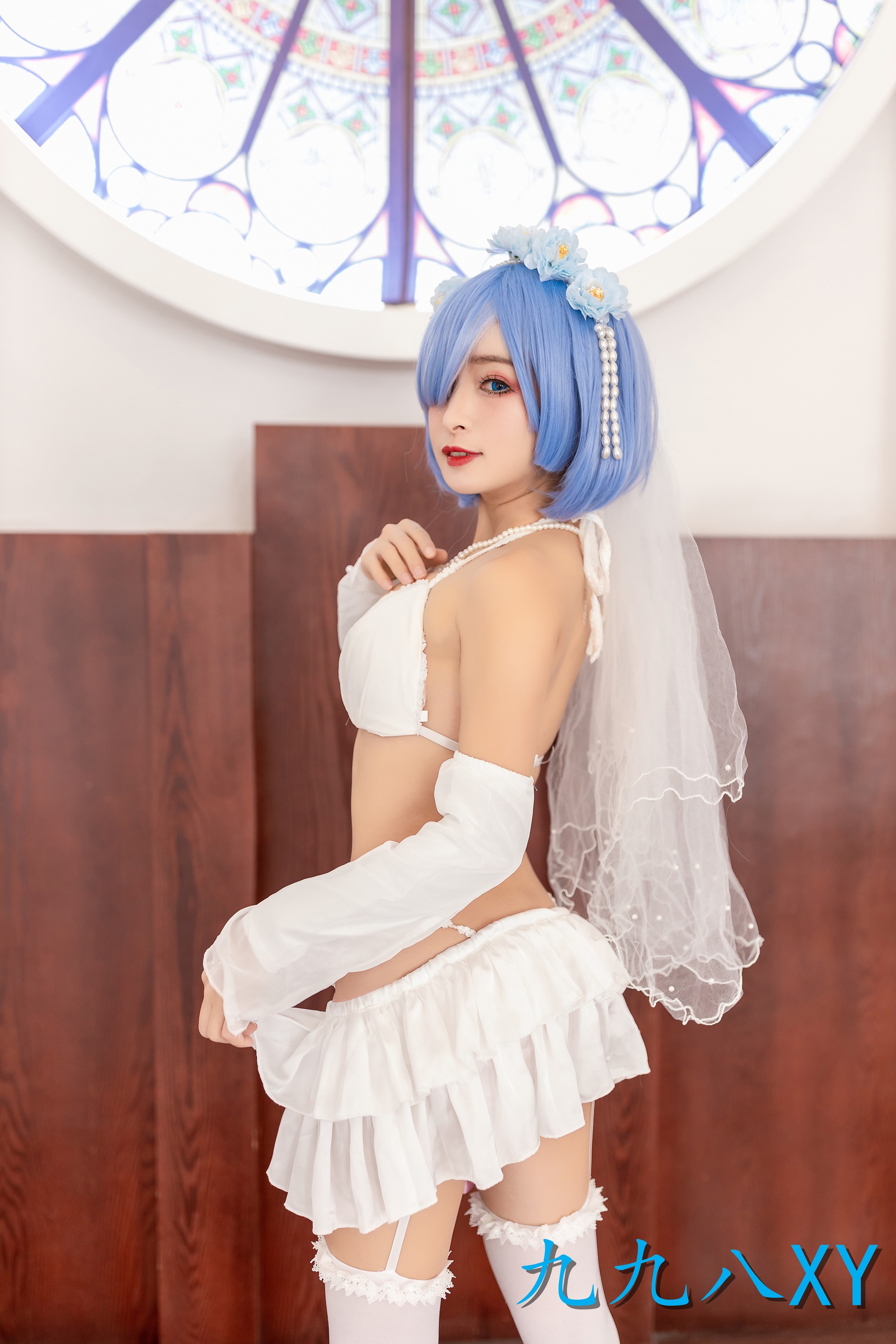 九九八吖 - NO.019 蕾姆花嫁[42P]-XikXak